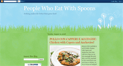 Desktop Screenshot of peoplewhoeatwithspoons.blogspot.com