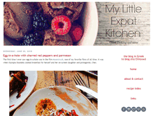 Tablet Screenshot of mylittleexpatkitchen.blogspot.com