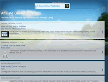 Tablet Screenshot of affiliatesecrettips.blogspot.com