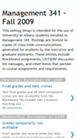 Mobile Screenshot of mgt341fall09.blogspot.com