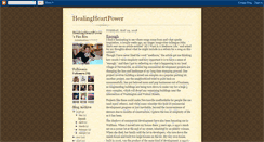 Desktop Screenshot of healingheartpower.blogspot.com