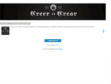 Tablet Screenshot of haciendocontacto-creerescrear.blogspot.com
