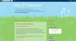 Desktop Screenshot of mrssclassroom.blogspot.com