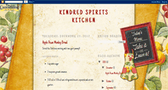 Desktop Screenshot of kindredspiritskitchen.blogspot.com