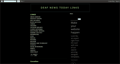 Desktop Screenshot of deafnewstodaylinks.blogspot.com