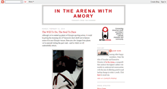 Desktop Screenshot of in-the-arena-amory.blogspot.com