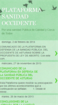 Mobile Screenshot of plataformasanidadnoroccidente.blogspot.com