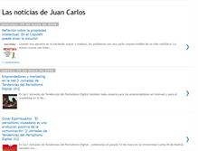 Tablet Screenshot of lasnoticiasdejuancarlos.blogspot.com