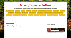 Desktop Screenshot of leyendas-peru.blogspot.com