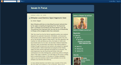 Desktop Screenshot of issues-in-focus.blogspot.com