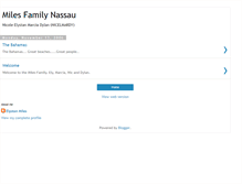 Tablet Screenshot of milesfamilyweb.blogspot.com
