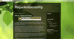 Desktop Screenshot of pequeambientevip.blogspot.com