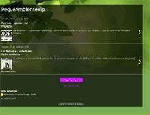 Tablet Screenshot of pequeambientevip.blogspot.com