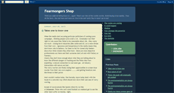 Desktop Screenshot of fearmongers.blogspot.com