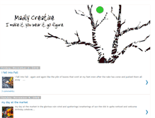 Tablet Screenshot of madlycreative.blogspot.com
