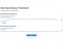 Tablet Screenshot of morningsicknesstreatment.blogspot.com