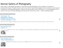 Tablet Screenshot of monroegallery.blogspot.com