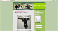 Desktop Screenshot of airsoftmaniac.blogspot.com