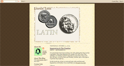 Desktop Screenshot of learnin-latin.blogspot.com