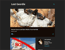 Tablet Screenshot of lostgeordiebirding.blogspot.com