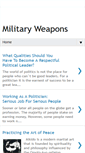 Mobile Screenshot of milliteryweapons.blogspot.com