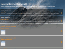 Tablet Screenshot of firstgkworld.blogspot.com