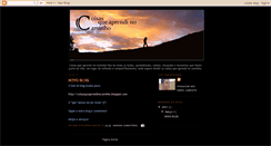 Desktop Screenshot of coisasqaprendinocaminho.blogspot.com