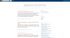 Desktop Screenshot of marriagecounselingsite.blogspot.com