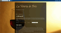 Desktop Screenshot of lavineriadebeto.blogspot.com