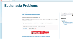 Desktop Screenshot of euthanasiaproblems.blogspot.com