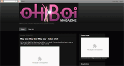 Desktop Screenshot of ohboimagazine.blogspot.com