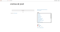 Desktop Screenshot of cronicasdejovel.blogspot.com