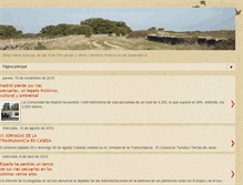 Tablet Screenshot of caminoshistoricos.blogspot.com