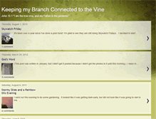 Tablet Screenshot of branchconnectedtothevine.blogspot.com