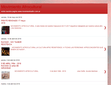 Tablet Screenshot of movimientoafrocultural.blogspot.com