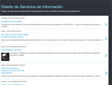 Tablet Screenshot of disenodeserviciosdeinformacion.blogspot.com