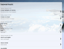 Tablet Screenshot of kaswarmusic.blogspot.com