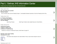 Tablet Screenshot of gelinaslibrary.blogspot.com