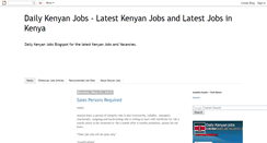 Desktop Screenshot of dailykenyanjobs.blogspot.com