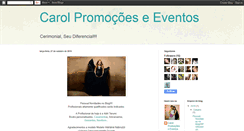 Desktop Screenshot of carolpromocoeseeventosemgeral.blogspot.com