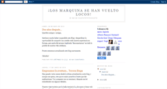 Desktop Screenshot of losmarquina.blogspot.com