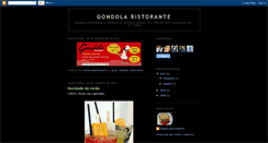 Desktop Screenshot of gondolaristorante.blogspot.com