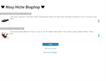 Tablet Screenshot of missyniche-shoes.blogspot.com