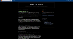 Desktop Screenshot of pimpjefoon.blogspot.com
