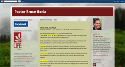 Desktop Screenshot of pastorbruceboria.blogspot.com