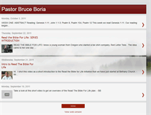 Tablet Screenshot of pastorbruceboria.blogspot.com