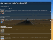 Tablet Screenshot of onzeavontureninsaudiarabie.blogspot.com