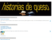 Tablet Screenshot of historiasdequeso.blogspot.com