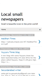 Mobile Screenshot of localnewspapers.blogspot.com