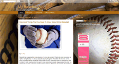 Desktop Screenshot of mybaseball-blog.blogspot.com
